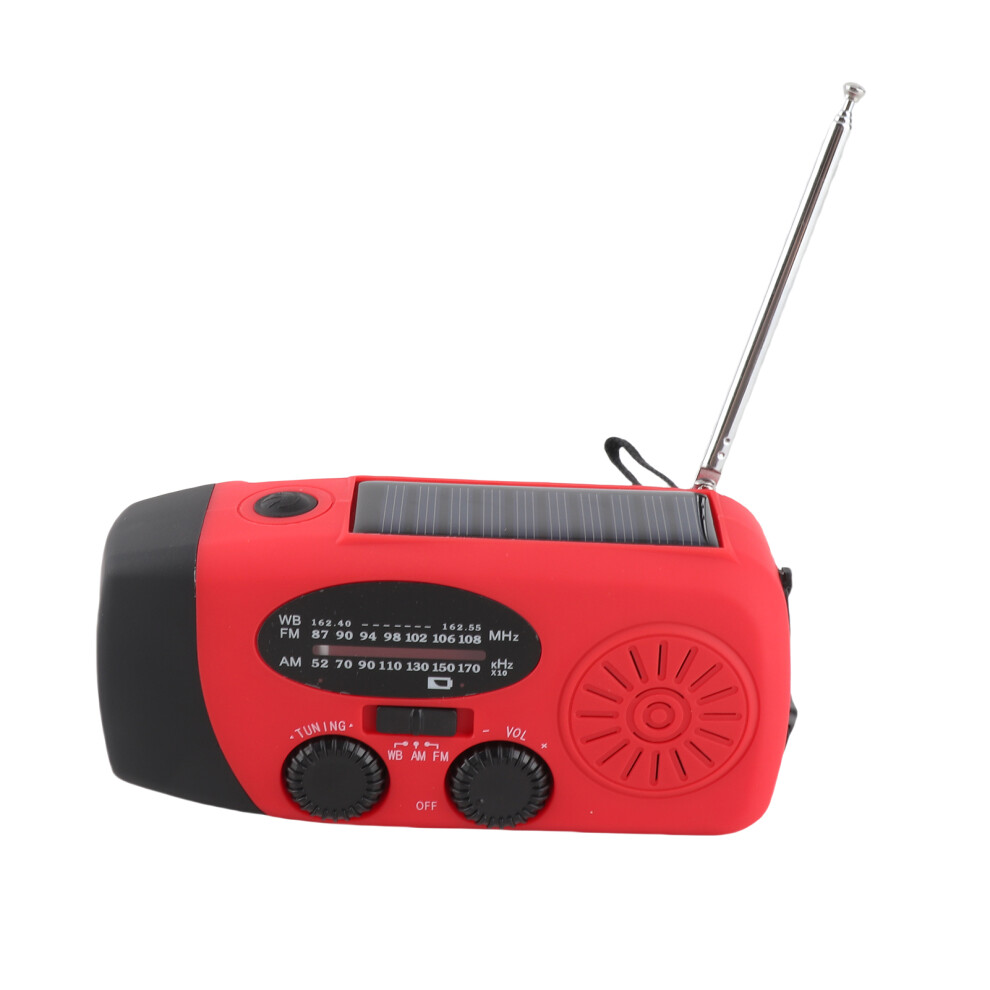 Emergency Hand Crank Solar Radio With 2000Mah Power Bank & Led Light 4391330075278
