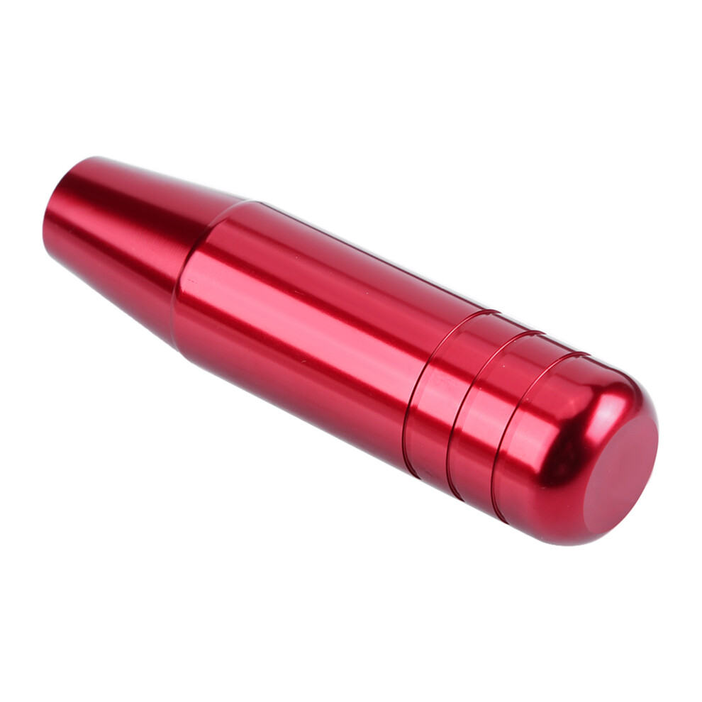 Manual Gear Shift Knob Handle 13Cm Aluminum Alloy For Cars Red 9421330076649