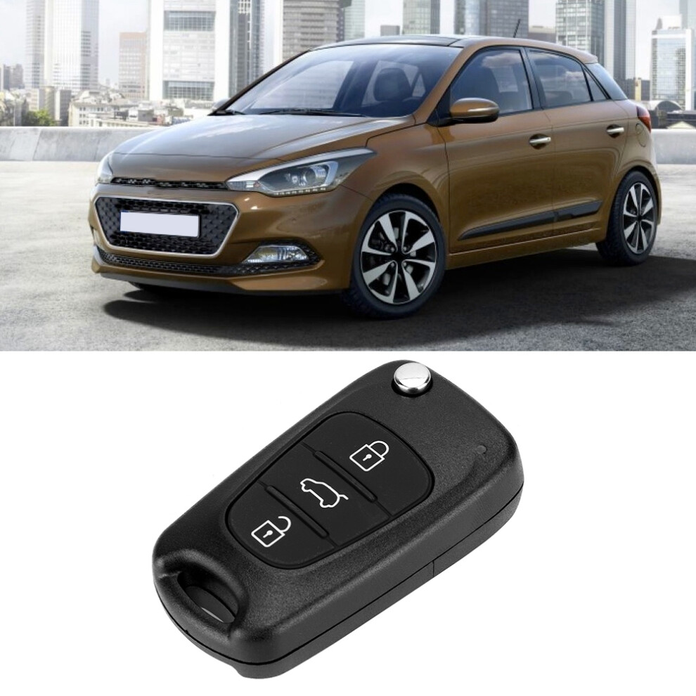 3 Button Car Remote Flip Key Fob Case Fit For Hyundai I20 I30, Abs Protective Cover 9441330077040