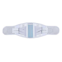 (grey, L) Back Support Brace For Men And Women Breathable Lumbar Belt Adjustable Mesh