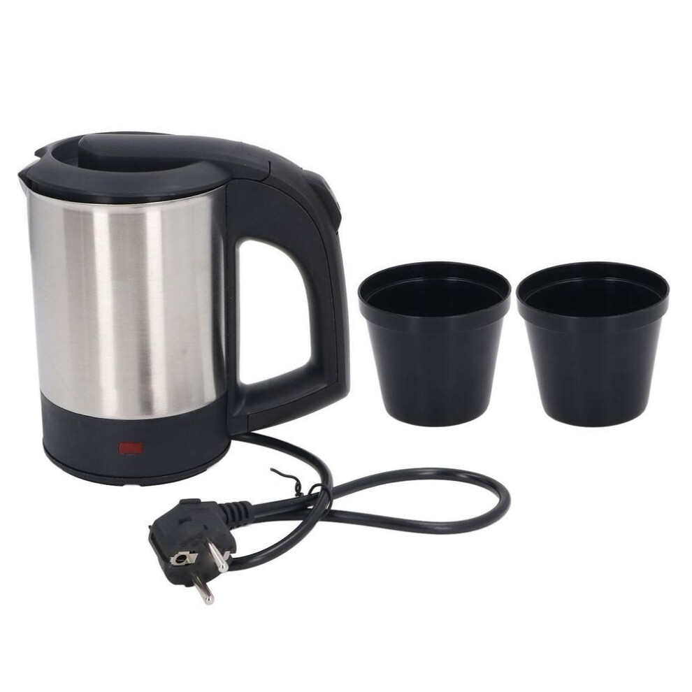 Electric Kettle 1000w 0.5l Stainless Steel Auto Shutoff Boil Dry Protection Water Boiler Heater