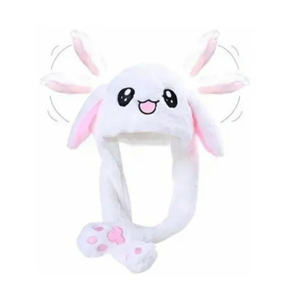 Luminous Long Bunny Hat Led Electric Plush Adjustable Cute Cartoon Glowing Ear Moving Bunny Hat