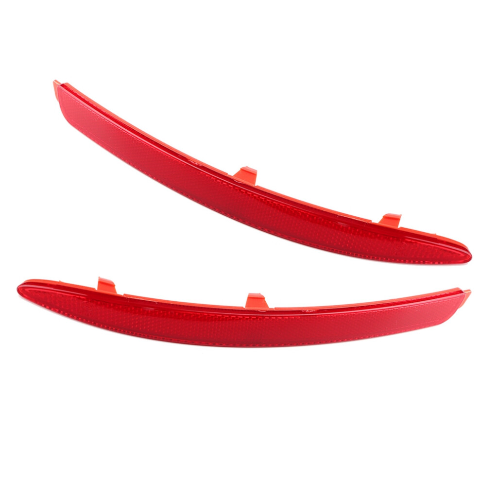 Pair Abs Rear Bumper Reflectors For Sedan, Easy Install, Durable 3561330079663
