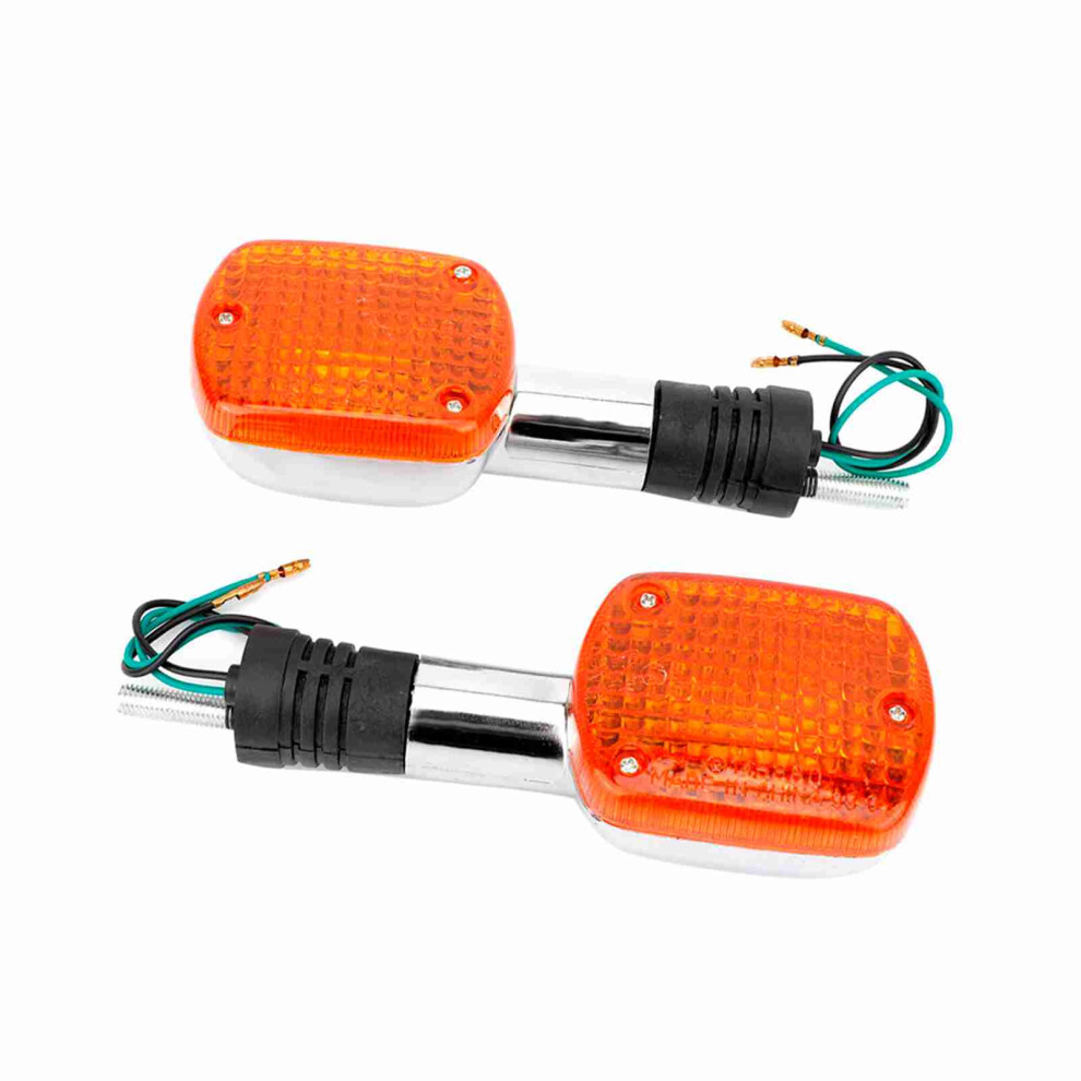 Motorcycle Turn Signal Indicator Lights For Honda Vt400 Vt600 Vtx1300 (, 8Mm) Orange 7641330079804