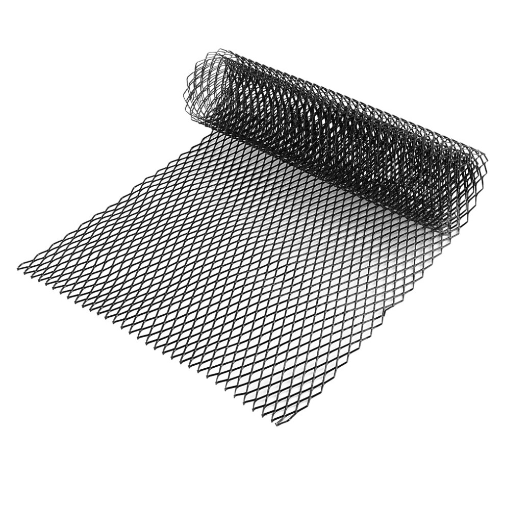 10X20mm Aluminum Alloy Car Grille Mesh Grid Universal 100X33cm Black 4901330079000