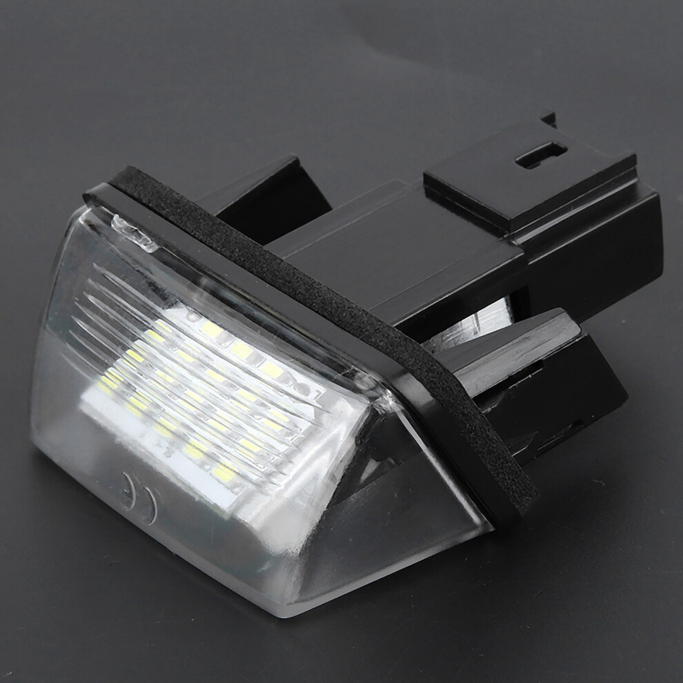 2Pcs 18 Led Car License Plate S For Citroen C3 2002-2009 And More Light 7891330080069