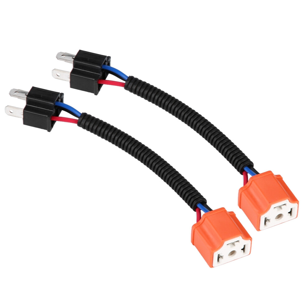 2Pcs Ceramic Connector H4/9003/Hb2 Headlight Extension Socket 20X8x3cm 8131330079250