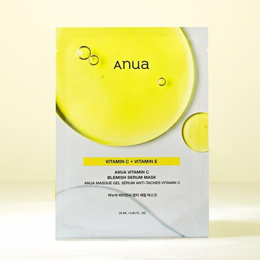 [anua] Green Lemon Vita C Blemish Serum Mask 25ml*10ea