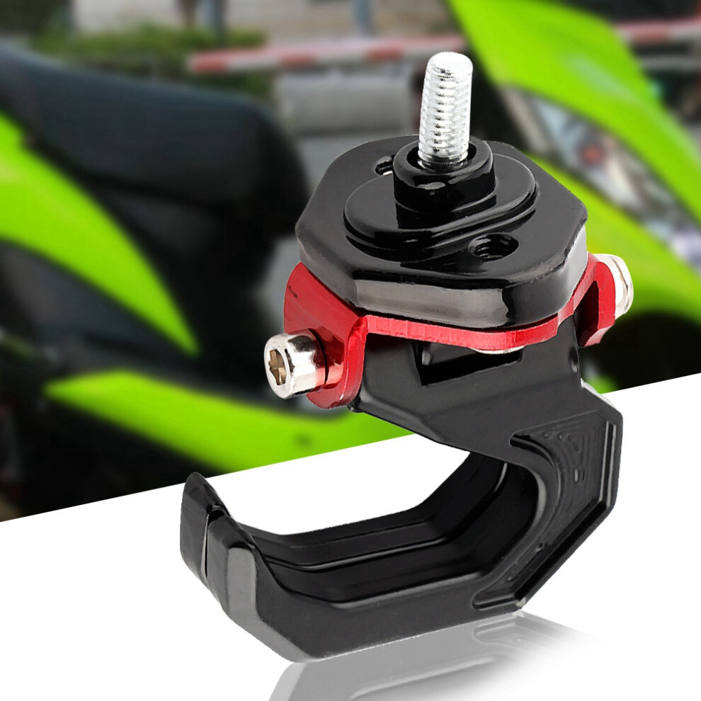 Universal Aluminum Alloy Motorcycle Luggage Hook Black/Red 4651330080741