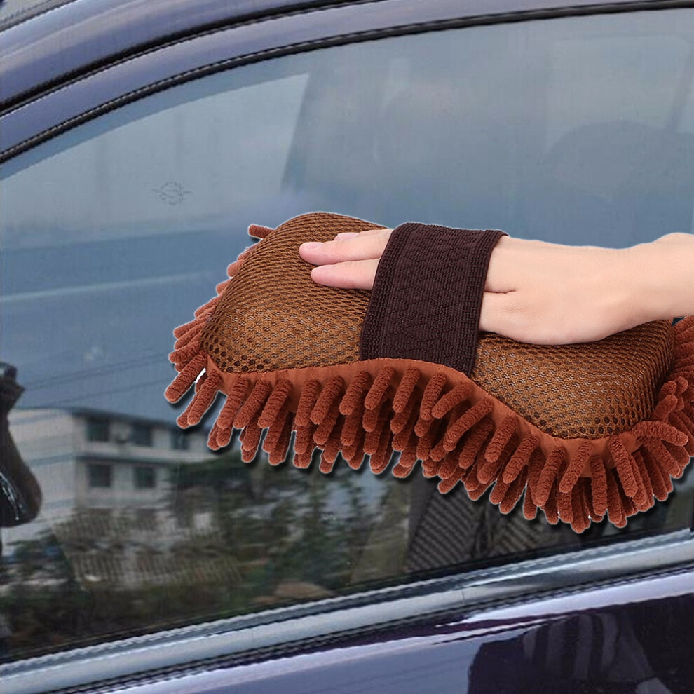 Microfiber Chenille Car Wash Glove With Superior Water Absorption 8421330081033