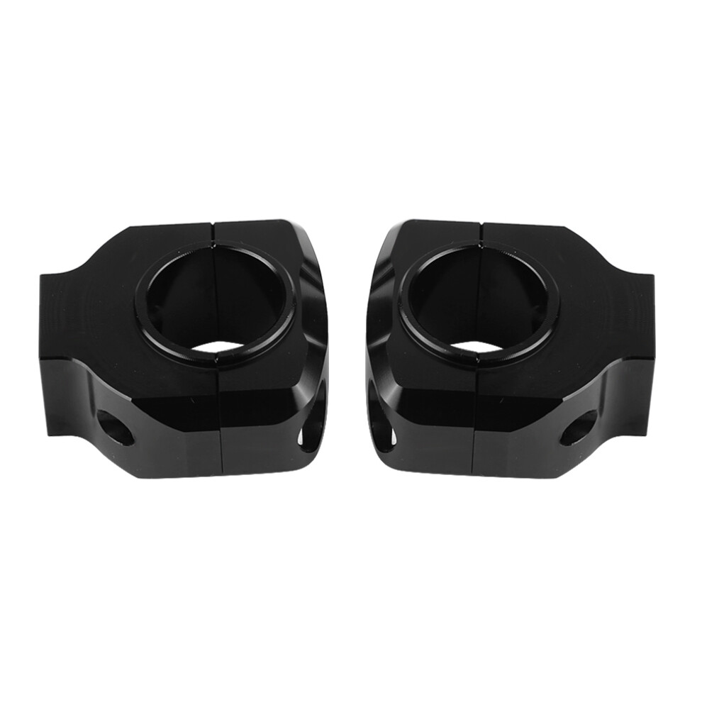 Aluminum Alloy 28Mm Universal Motorcycle Handlebar Clamp Riser Black 3241330081520