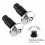 22mm 7/8" Universal Motorcycle Handlebar End Plug Caps Silver CNC Alloy 5