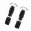 22mm 7/8" Universal Motorcycle Handlebar End Plug Caps Silver CNC Alloy 12