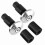 22mm 7/8" Universal Motorcycle Handlebar End Plug Caps Silver CNC Alloy 4