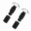 22mm 7/8" Universal Motorcycle Handlebar End Plug Caps Silver CNC Alloy 10
