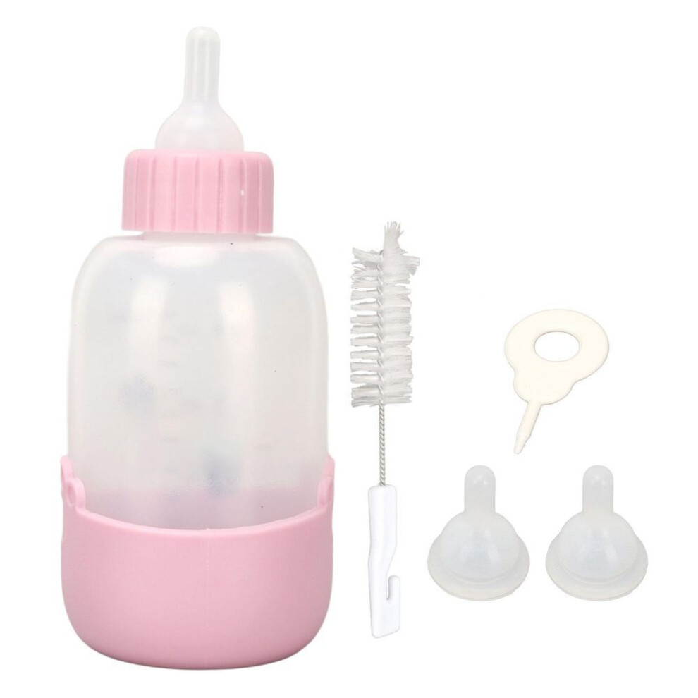 Pet Feeding Bottle Kits Professional Soft Silicone Nipple Nursing Feeding Bottle For Newborn