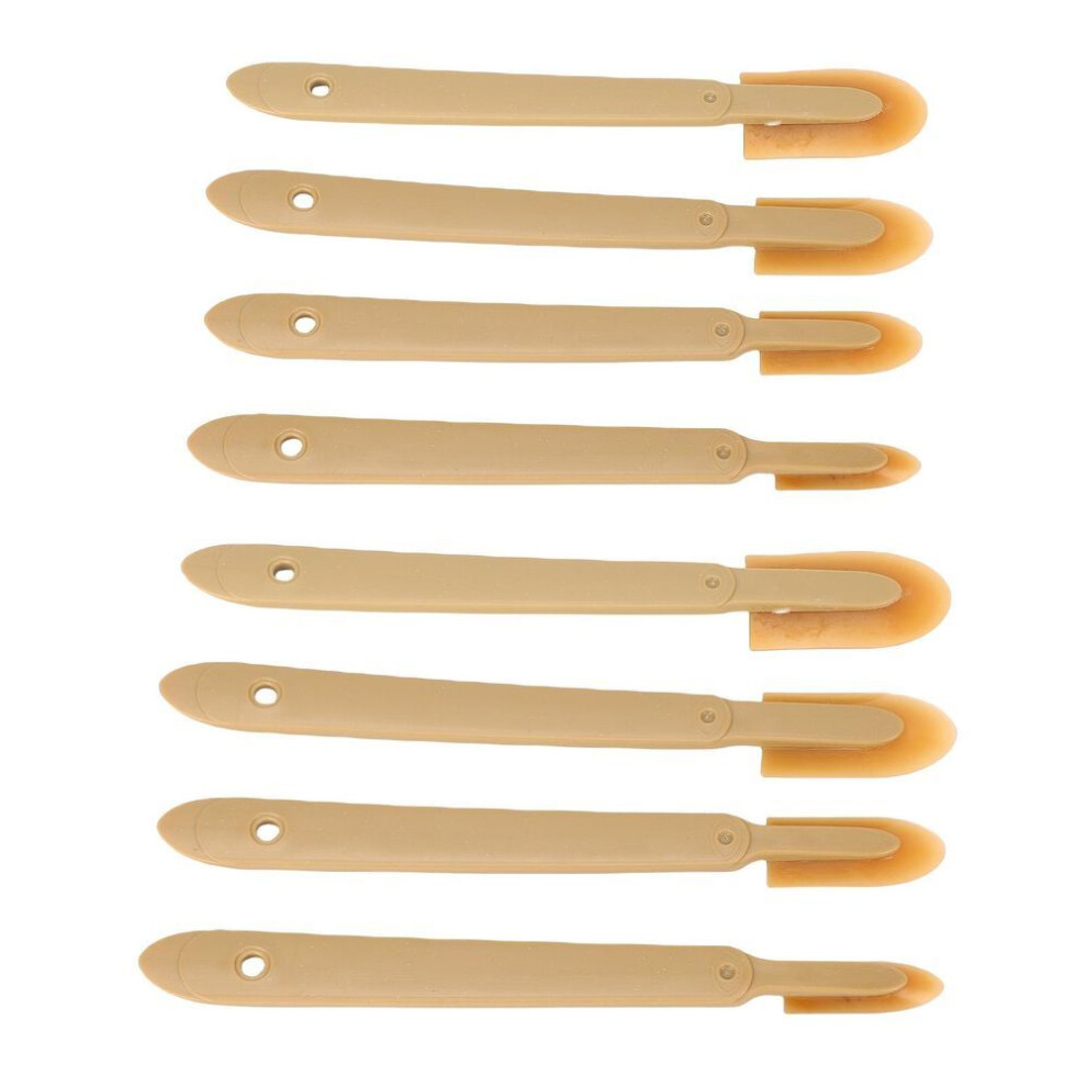 8 Pcs Grout Sealant Spatula Spreader Reusable Pu Tips Grout Caulk Finishing Tool 4 Sizes For