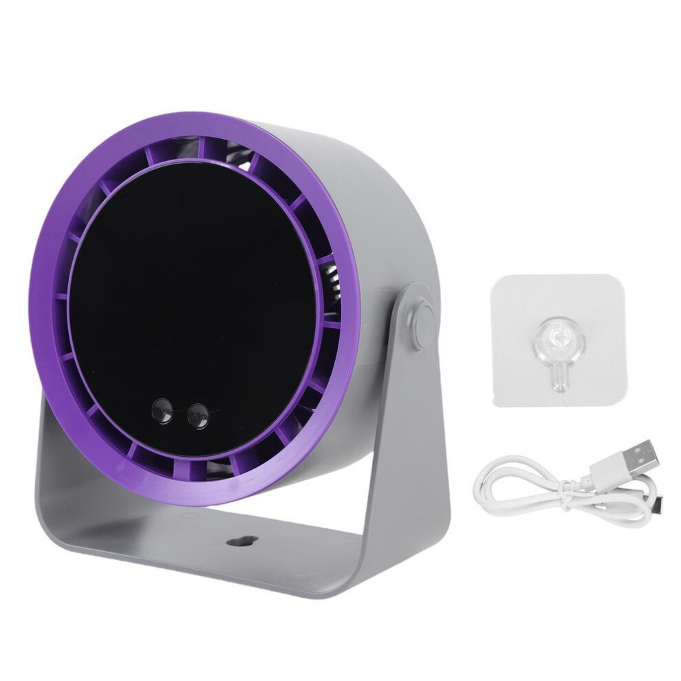 (black) Desk Turbo Fan 2400mah Rechargeable 100 Speeds Portable Air Circulator Fan Digital Display Wall