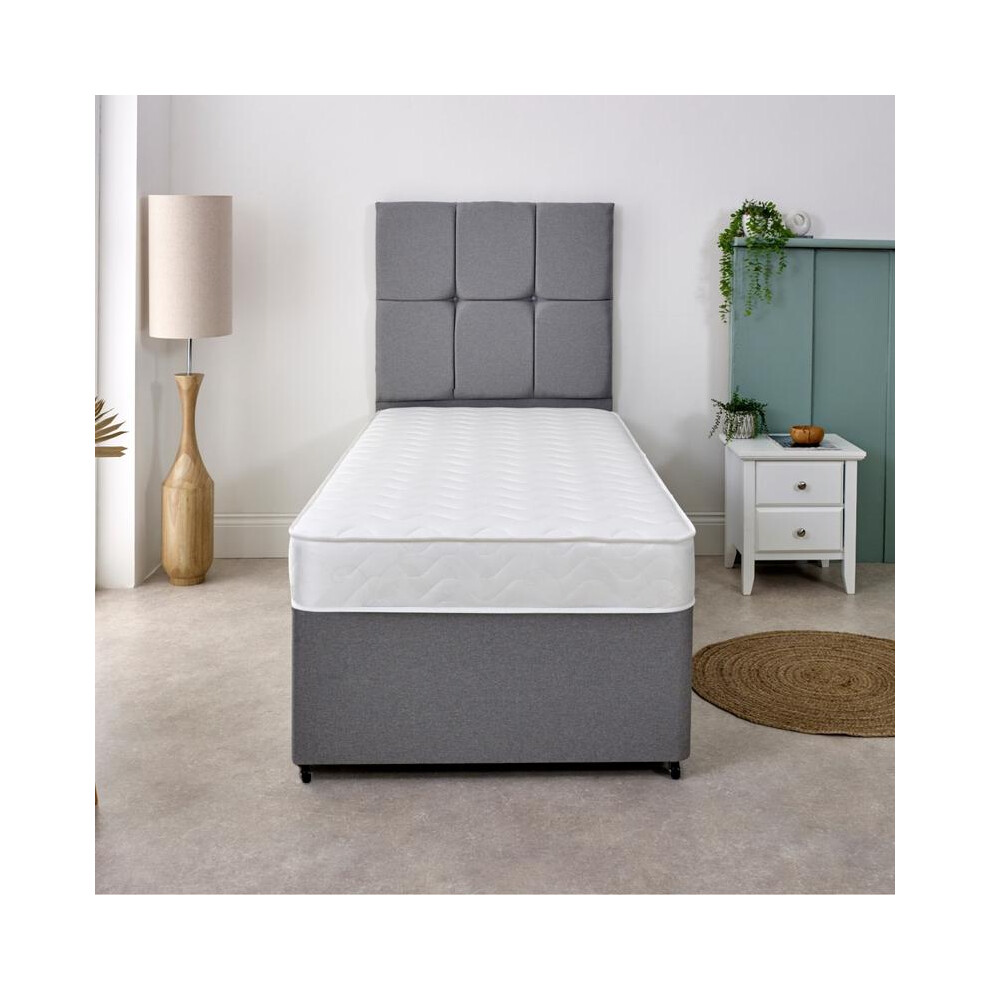 (2ft6 Small Single Mattress - 75cm x 190cm) Hybrid Memory Foam & Coil Spring Mattress - Soft/Medium Comfort, Cooltouch+-image-OPC-PJ6WPBW-NEW