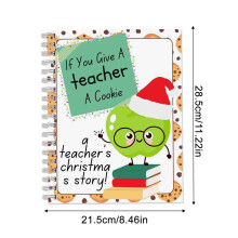 Teacher Thank You Card Celebration Keepsake Cookie Book for Student Boys Girls Pupils School Classroom Birthday
