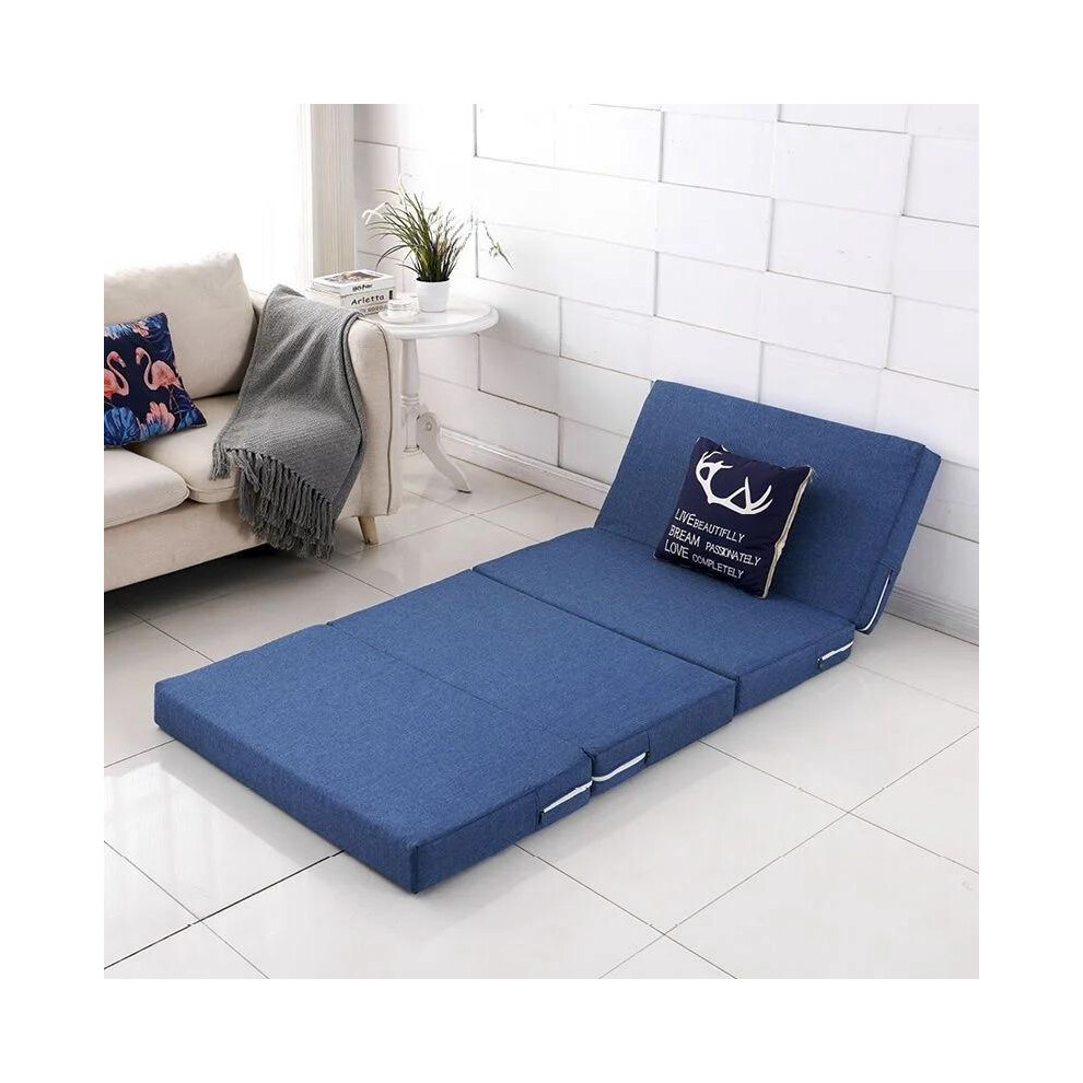 (120x200x5cm, Coffee) Mattress Multi-color Design Environmentally Friendly Materials Comfortable Cotton Linen Foldable Multifunctional Sponge Durable-image-OPC-PJ6WQ5X-NEW