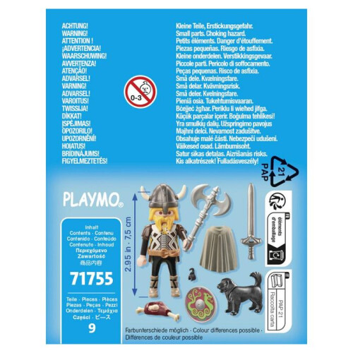 PLAYMOBIL 71755 Vikingo con perro 1