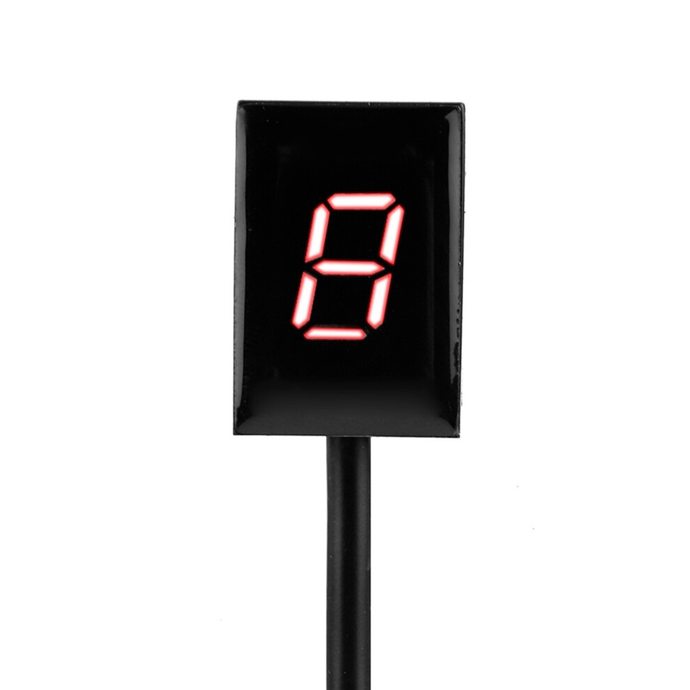 Honda 6 Speed Digital Shift Sensor For Motorcycle Gear Indicator (#Red) Red 6931330088304