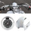 Motorcycle Handlebar Watch 7/8" 1" Black Mount Clock Precise Timing 8