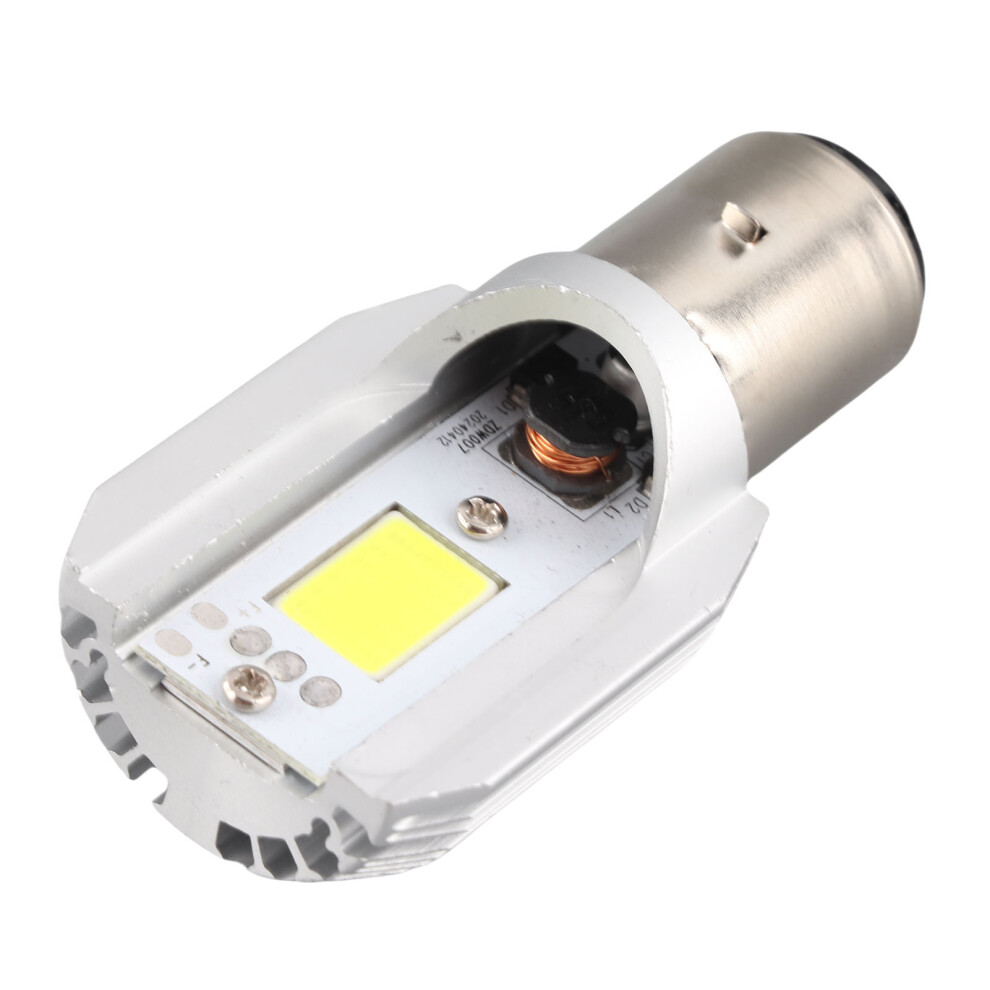 12V Ba20d Motorcycle Led Head Bulb 6000K Cob High/Low Beam Light 4691330089085
