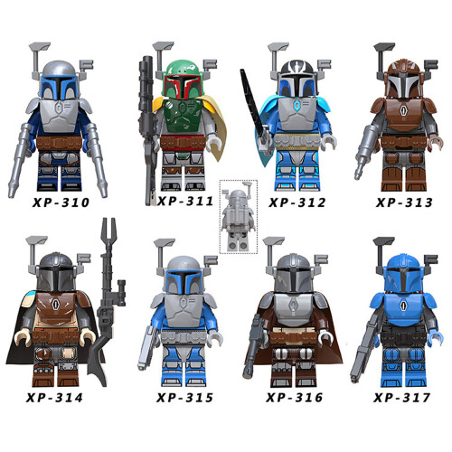 8PCS Star Wars Mandalorian Mini Figures Sets fits Lego