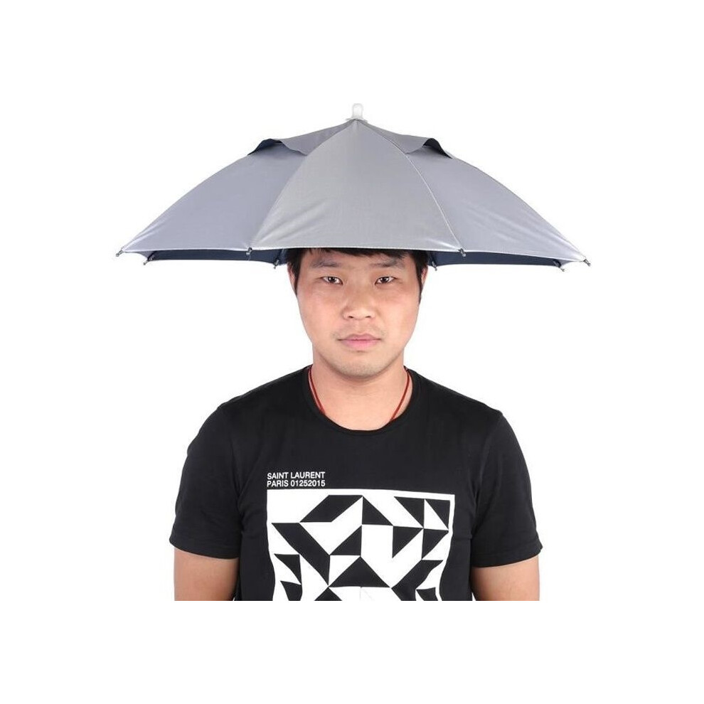 Outdoor Umbrella Hat, Sun and Rain Hat, Umbrella Hat for Lightweight UV Protection