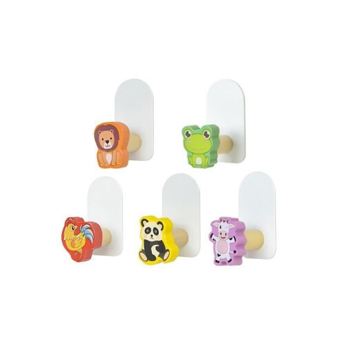 Kids wall mounted coat rack, kids hook, animal wall mounted coat rack ...