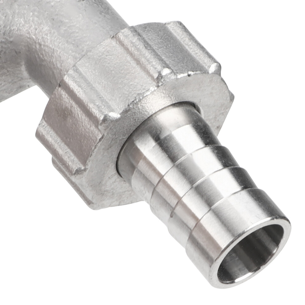 Stainless 1/2" Ball Valve With Rubber Handle & Corrosion Resistance 8441330089785