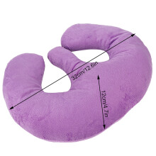 SPA Breast Support Pillow Cushion Purple - Perfect for Home & Travel