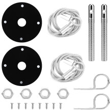 Universal Racing Hairpin Hood Locking Kit for Cars Sport Style 4 pcs