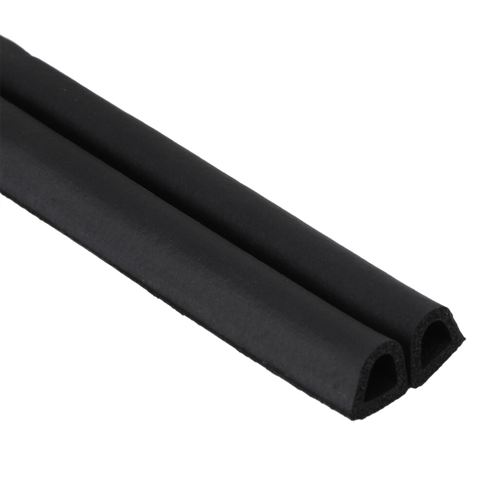 Black 5M Door/Window Seal Strip 14X12mm - Soundproof & Easy Install 5061330092115
