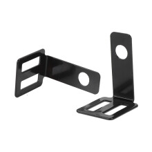 Universal-Metall-Blinkerhalter hinten, 2er-Pack, Schwarz