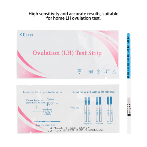 8pcs Early Pregnancy Ovulation Test Strips - High Sensitivity