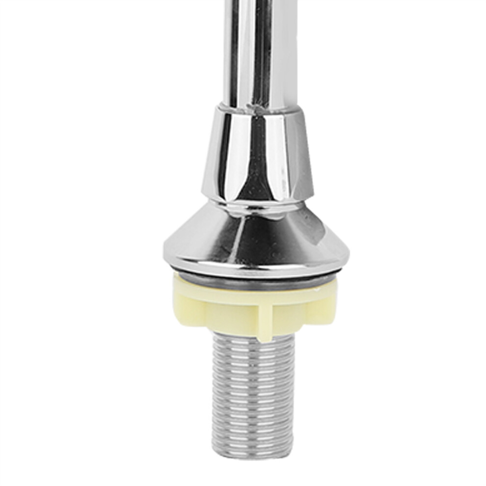 G1/2" Foot Pedal Copper Bathroom Sink Faucet Hot Cold Lab Water Tap 6931330094398