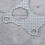 Durable Aluminium 5 Bolt Exhaust Gaskets T3 T4 T04E Down Pipe Set 10