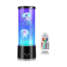 RGB Kwallenlamp Kwallenaquarium met afstandsbediening Lavalamp Kleurrijke sfeerverlichting compatibel met thuiskantoordecoratie