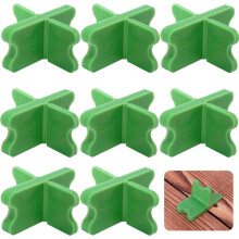 stuks ABS-dekafstandshouders, 4 diktes dekplankafstandhouders (1/16", 1/8", 3/16", 1/4"), groene dekafstandhouders, geassorteerd, compatibel