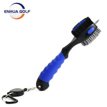 Limpador de tacos de golfe 4 em 1 - Escova para tacos de golfe - Escova para golfe e limpador de sulcos - Acessórios de golfe compatíveis co