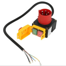 Weichenautomatenschalter 380/400V 3 Phasen mit Kabel und Phasenwender inkl. kombinierter Not-Aus-Klappe