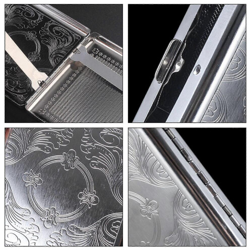 1 metal embossed cigarette case 2
