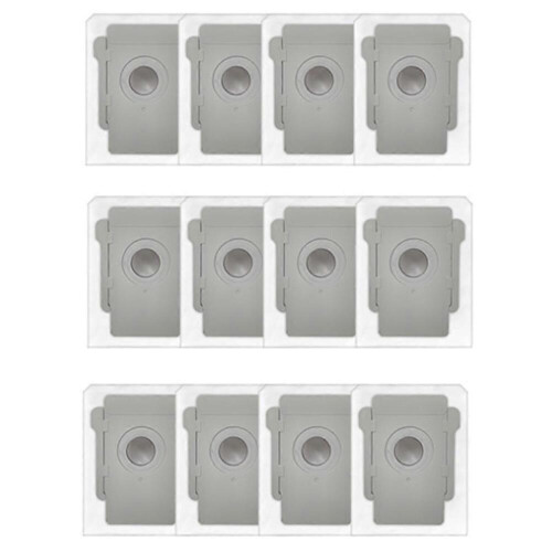 12 sacos de pó compatíveis com acessórios para aspiradores Combo J9+ e Combo J7+/Plus, feitos para durar e funcionar bem