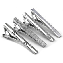 stuks stropdasclip, stropdasspeld heren stropdasclip, zilveren stropdasclip clip set, 2,3 inch metalen gesp