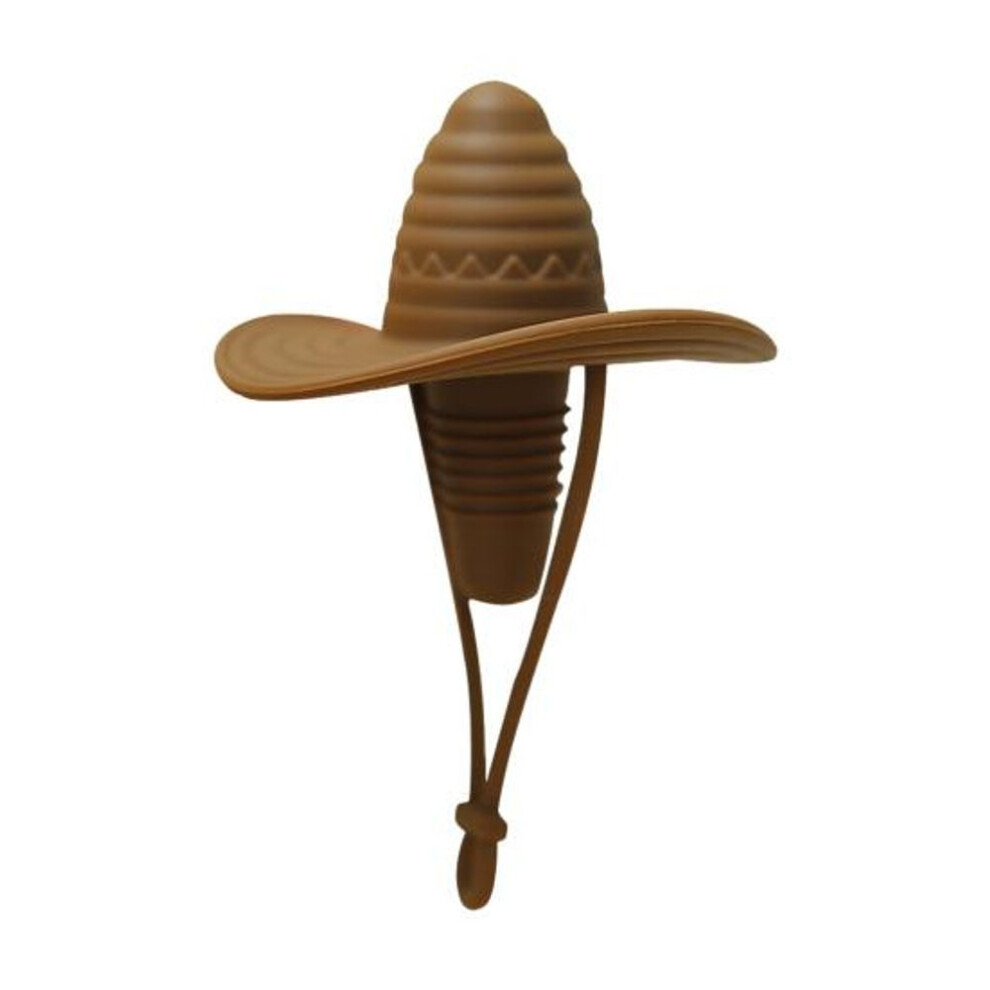 (coffee) Silicone Red Wine Cowboy Hat Wine Cork Stopper Food-grade Bottle Seal