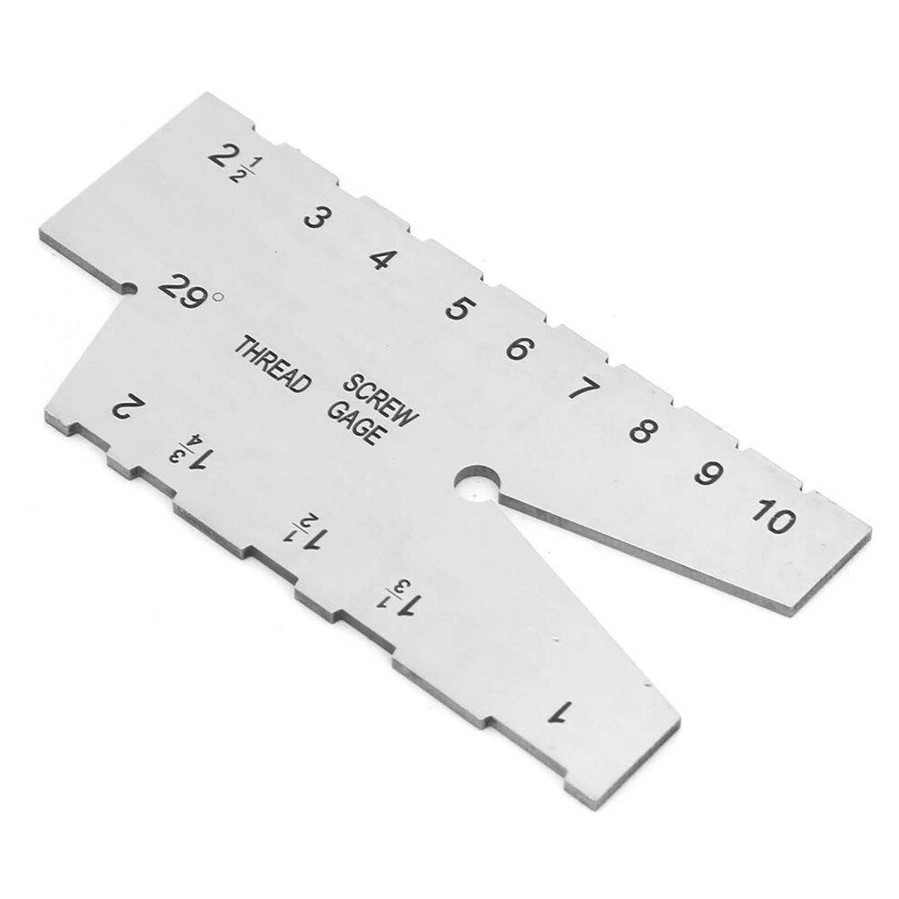 29 Degree Thread Pitch Gauge Tool Stainless Steel For Screws 4381330097189