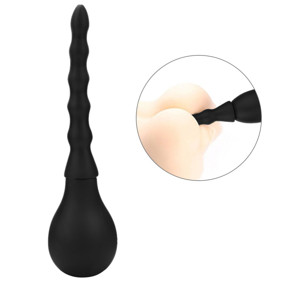 Silicone Anal Cleaner Flush Enema Bulb A10, Soft Flexible Nozzle
